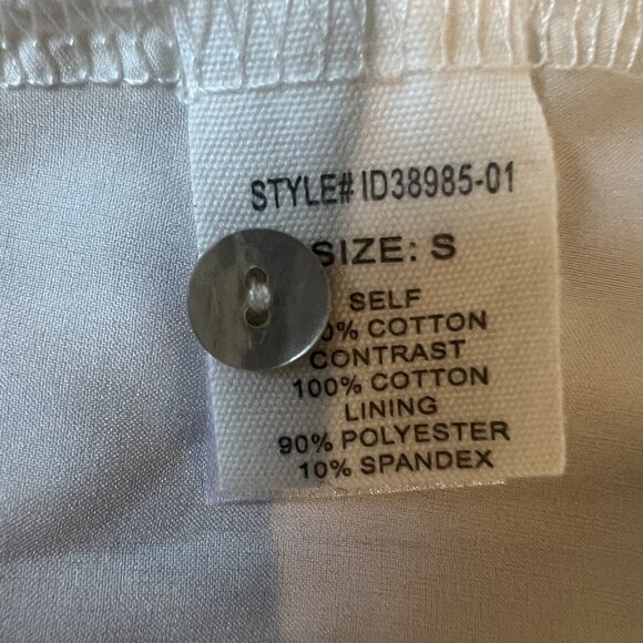 NWT Peach Love Dress Size Small Pink Blue White Floral Smocked Ruffle Maxi Midi - Picture 10 of 16